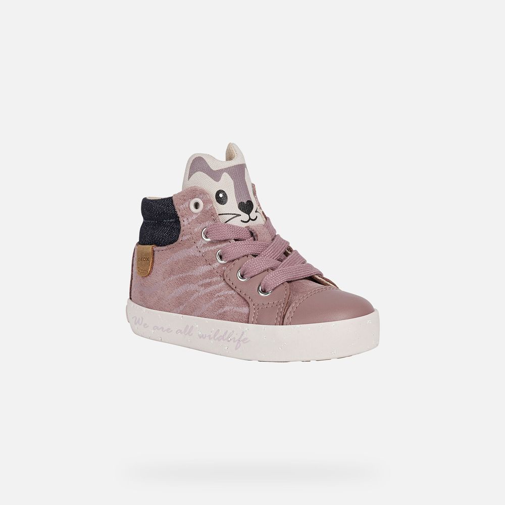 Basket Geox Kilwi Girl - Rose - Bebe 210673-GEJ